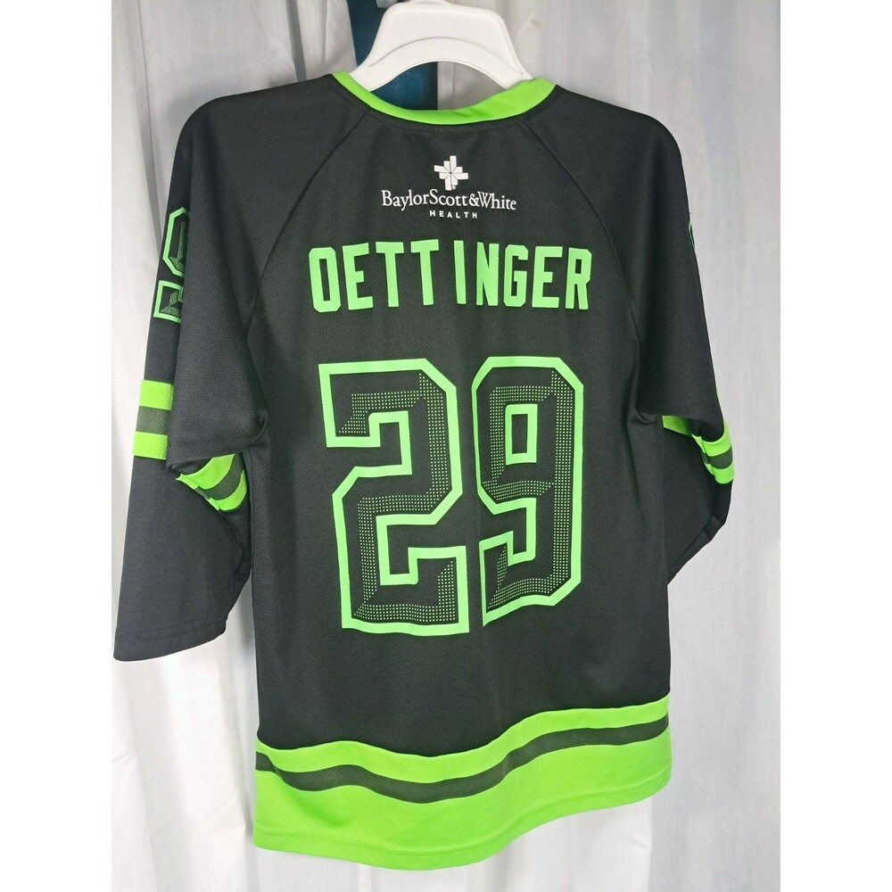 Dallas Stars Originals Hockey Jersey Oettinger Promotional Blackout Youth Large
